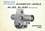 Fuji Automatic Levels AL-23, AL-23C Instruction Manual. Fixed Price $19.95.