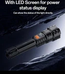 Yesido TC10 Led Flashlight Battery Level Display Zoomable Focus Cob Side. Fixed Price $19.99.