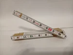Vintage 1066D Lufkin Rugged Red End Engineers Folding Wood Ruler 10THS & 100THS. Fixed Price $14.64.