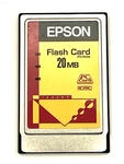 Sundisk Epson 5MB Ram Flash Card For Pc, Palmtop HP100LX, HP200LX. Fixed Price $55.80.