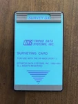 Tripod Data Systems (tds) Survey Card. Tested. (ver. 4.01) For Hp 48GX. Fixed Price $120.00.