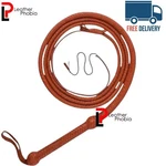 Genuine Cowhide Leather Bull Whip 04 Feet Long 12 Plaits Rope Core. Fixed Price $18.74.