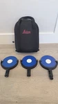 Lot Of 3 Leica Circular Planar Hds Targets Tilt And Turn 5/8 Threaded 670220. Fixed Price $225.00.