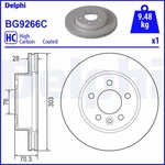 Delphi BG9266C Brake Disc For Man,vw. Fixed Price $69.94.
