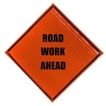 Eastern Metal Of Elmira C-36-SBO-RWA Super Bright Roll Sign, 36"X36",. Fixed Price $103.99.