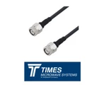 LMR-195 Times Microwave Coaxial Cable Assembly Tnc Male Connectors Gps Ham Rad. Fixed Price $172.72.
