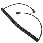 90FT 3.5MM-MALE Flash Pc Sync Cable Coiled W/ Screw Lock F/ Canon Nikon Dslrs. Fixed Price $17.99.