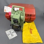 Leica TCR303 Total Station For Surveying W/ Case And Accessories - Read. Fixed Price $600.00.