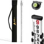 9 Ft Aluminum Telescoping Grade Rod Dual-sided 5-SECTION Leveling With 8TH. Fixed Price $66.99.