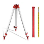 1.65M Aluminum Survey Tripod Laser Level Transit W/ Telescoping Staff. Fixed Price $99.59.