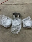 4-UNITED Pacific Stainless Steel Universal Wide Band Exhaust Clamp 8 Inch. Fixed Price $318.00.