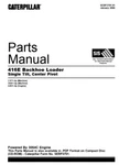 Caterpillar 416E Backhoe Loader CST1-UP SHA1-UP Parts Catalog Manual Pdf Usb. Fixed Price $35.99.