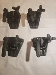 Lot Of (4) Leica Gps System 500 Receiver Rod Holder Bracket GHT40 P/n: 733265. Fixed Price $169.00.