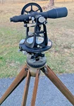 Vintage Lietz Sokkisha Surveyors Transit No. 550 With Wooden Tripod. Fixed Price $429.91.