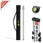 Lightweight 16FT Aluminum Dual-sided Leveling Rod Bubble & Case Included. Fixed Price $87.27.