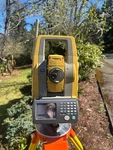 Topcon PS103A 3" Robotic Total Station W/ 360 Prism And Accessories. Fixed Price $4599.00.