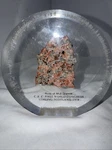 Commonwealth Engineering Congress 1978 Lucite Ross Of Mull Granite Commemorative. Fixed Price $150.00.