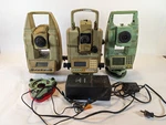 Leica Parts Lot TC703, TC1010, TC500, Chargers, Tribrachs. Fixed Price $599.00.