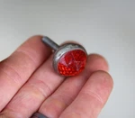 Vintage Glass Jewel Reflector Motorcycle Harley Indian Hot Rod Bicycle Accessory. Fixed Price $49.99.