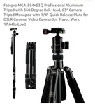 Fotopro Mga - 584 + 53Q Professional Aluminum 63" Tripod With 360 Ball Head (cc). Fixed Price $59.04.