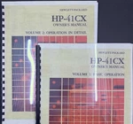 HP-41CX Manuals Volume And 2 (comb Bound Reprint). Fixed Price $59.99.
