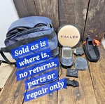 Parts Or Repair Only Lot Thales PROMARK3 Survey L1 Gps Antenna NAP100, Bag Cable. Fixed Price $315.00.