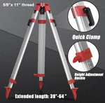 Universal Survey Tripod,aluminum Heavy Duty Contractor Tripod,quick Clamp 5/8. Fixed Price $75.00.