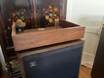 Ready 2 Ship Wood Turntable Base, Drop-in Cabinet, Fits Audio-technica AT-LP8X. Fixed Price $250.00.