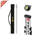 Versatile 14 Leveling Rod With Soft Case - Ideal For Surveyors & Diy Projects. Fixed Price $106.97.