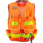 Seco Class 2 Surveyor Vest With Mesh Back Orange Large 48 -50 Chest. Fixed Price $109.95.