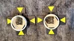 Trimble Seco Geotronics Sliding Prism W/ Tilting Reflector P/n 571125006. Fixed Price $39.99.