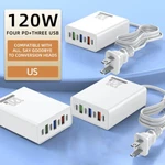 120W 6-PORT Usb Fast Wall Charger Block Charging Station For Multiple Devices. Fixed Price $14.99.