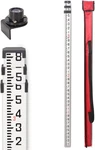 Aluminum Leveling Rod 3 Section Telescopic 10FT Dual Sided Prism Pole Survey. Fixed Price $351.98.
