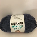 50114 Bernat Wool-up Bulky Yarn 80% Acrylic 20% 6 Oz. Denim Jean. Fixed Price $9.00.