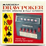 Vintage 1971 Archer Draw Poker Tandy Handheld Battery Opperated Game New Box. Fixed Price $19.99.