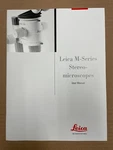 Leica Series Stereo Microscope Instruction Operating User Manual MZ12 MZ9 MZ6. Fixed Price $7.00.