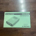 Rec-module Reader Wild Gif 10 Leitz Short Instructions. Fixed Price $8.00.