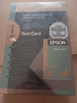 Vintage Rare Epson 1MB Ram Pcmcia Memory Card New Box. Fixed Price $199.00.