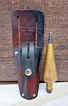 Vintage 16 Ounce Brass Cst Plumb Bob With Case. Fixed Price $35.95.