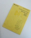 Topcon Instruction Manual Electronic Total Station, GTS-310 Series Pdf File. Fixed Price $50.00.