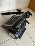 Sachtler* Dutch Tilt Fluid Head Tripod 7+7 W/ Extending Arm. Fixed Price $995.00.