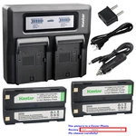 Kastar Battery Dual Lcd Charger For EI-D-LI1 Trimble R8 Gnss Hp C8872 C8873A. Fixed Price $47.99.