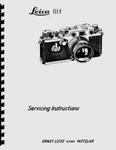 Leica Iiif Camera Service & Repair Manual Reprint. Fixed Price $25.00.