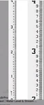 Adirpro 4" Wide Heavy Duty All Weather Stream Gauge W/hundredths Markings. Fixed Price $51.75.