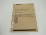 Caterpillar Topcon Grade Slope Control System Four Operation Maintenance Manual. Fixed Price $14.99.