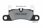 Textar 2472102 Brake Pad Set, Disc For Porsche. Fixed Price $101.72.