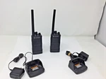 Motorola RMV2080 Black 8-CHANNEL Vhf Business Rugged 2-WAY Radios Lot. Fixed Price $170.00.