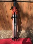 Hilti Tripod Portable Professional Equipment With Red Carrying Bag. Fixed Price $600.00.