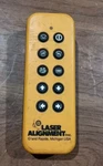 Laser Alignment Inc. Rf Remote Control Mng 44560-01. Fixed Price $58.04.