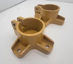 Kit Of Trimble MS972 MS975 MS976 Cat Yellow Mast Bracket Mount. Fixed Price $175.00.